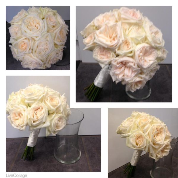 David Austin Rose Bridal Bouquet