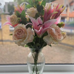Articial Flowers in a vase