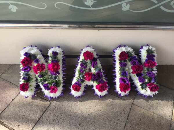 12" NAN Combination Lettering