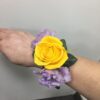 Rose and lisianthus Wrist Corsage. - Image 2