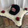 Dsquared cap on a 23" cushion - Image 3