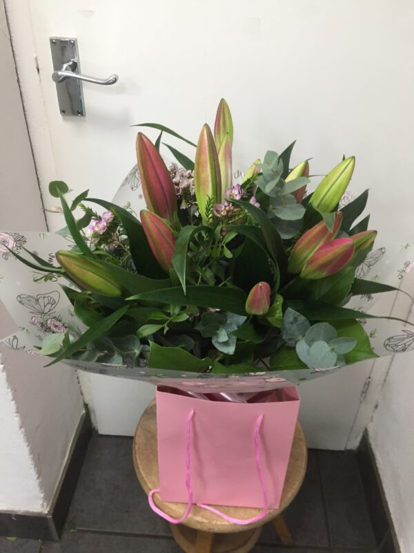 All Lily Handtied Aqua
